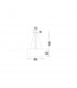 Chiara 5 Light Cylindrical Pendant Ceiling Light Chrome Aluminium Clear Glass LED E27-3