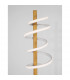 Gropius LED Integrated Floor Lamp Wood Colour White Aluminium LED 18W 1260Lm 3000K-3