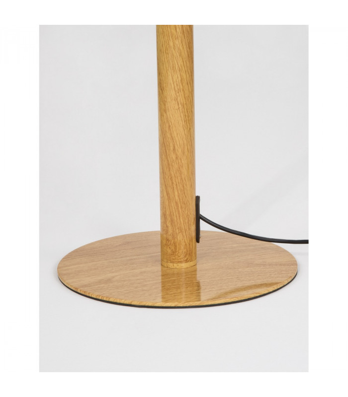 Gropius LED Integrated Floor Lamp Wood Colour White Aluminium LED 18W 1260Lm 3000K-4