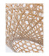 Melody Dome Pendant Ceiling Light Natural Bamboo Black Fabric Wire Base LED E27-7