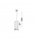 Aurora Dome Pendant Ceiling Light White Rattan White Fabric Wire Base LED E27-9