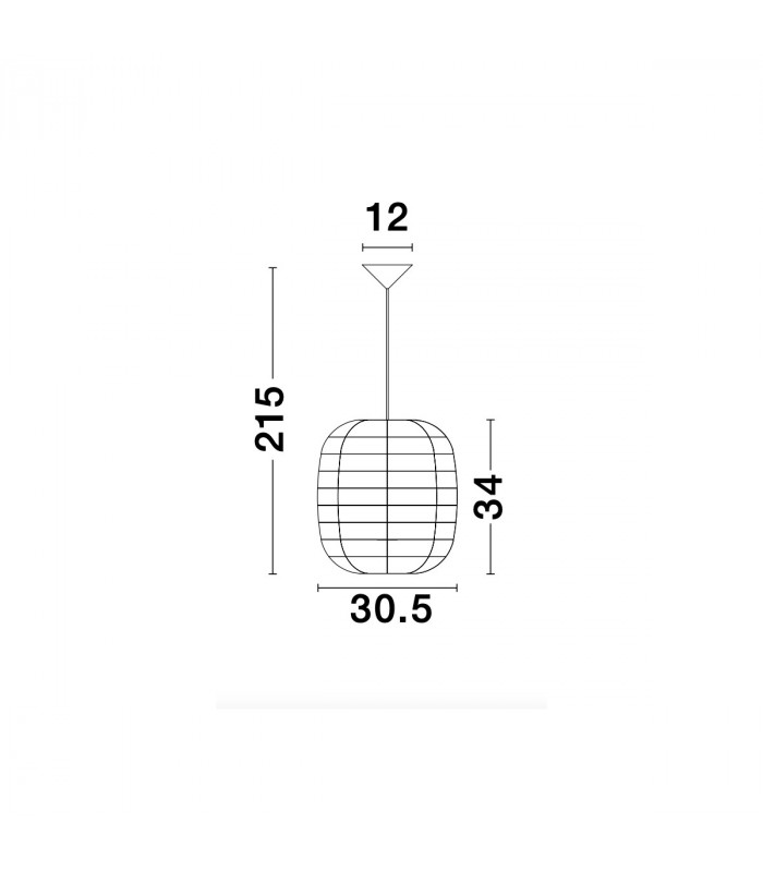 Melody 30.5cm Dome Pendant Ceiling Light Natural Rattan Black Fabric Wire Base LED E27-6
