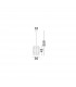 Melody 30cm Dome Pendant Ceiling Light Natural Rattan Black Fabric Wire Base LED E27-10