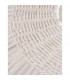 Melody 50cm Dome Pendant Ceiling Light Natural Rattan Black Fabric Wire Base LED E27-9