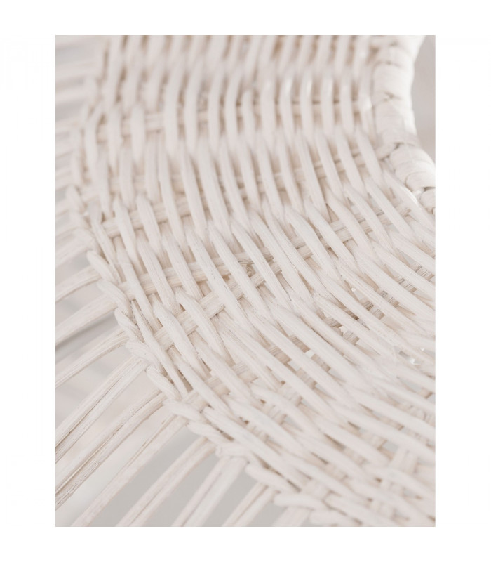 Melody 50cm Dome Pendant Ceiling Light Natural Rattan Black Fabric Wire Base LED E27-9