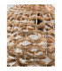 Griffin Dome Pendant Ceiling Light Iron Water Hyacinth Natural colour
