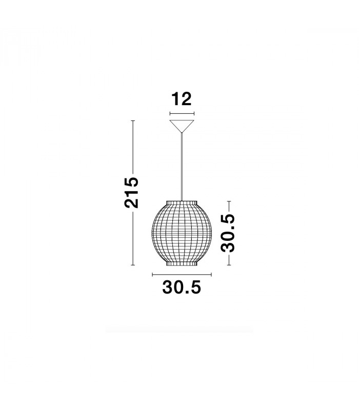 Griffin 30cm Dome Pendant Ceiling Light Dried Water Hyacinth Black Fabric Wire Base LED E27-6