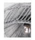 Destin 42cm Dome Pendant Ceiling Light Metal Rattan Grey colour