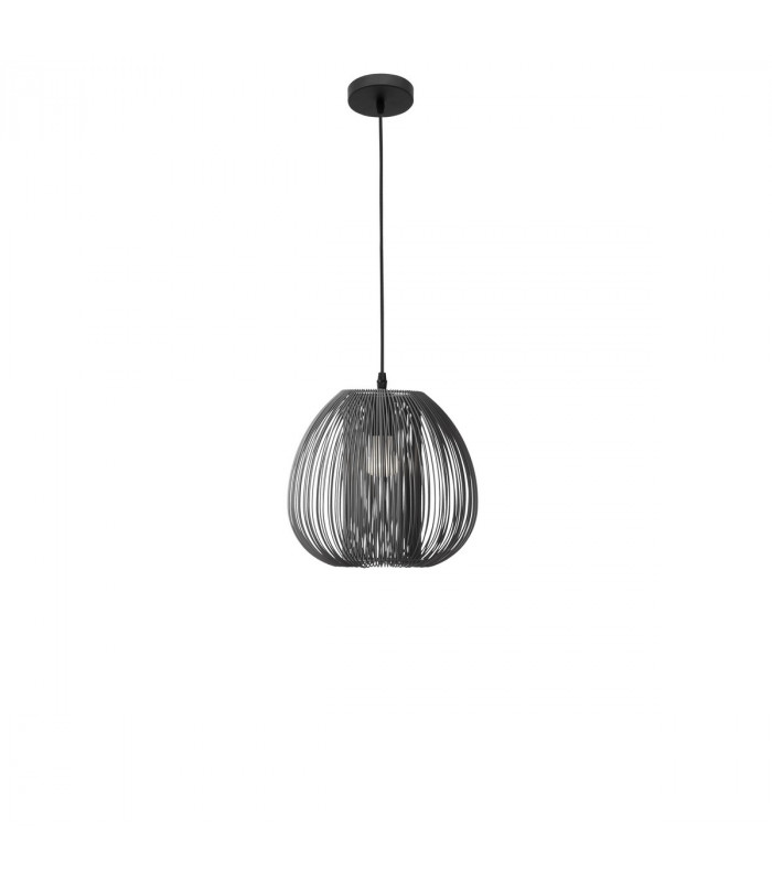 Desire 28cm Dome Pendant Ceiling Light Grey Aluminium LED E27-1