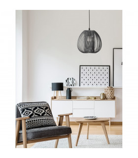 Desire 28cm Dome Pendant Ceiling Light Grey Aluminium LED E27-2