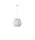 Desire 28cm Dome Pendant Ceiling Light White Aluminium LED E27-1