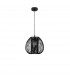 Desire 28cm Dome Pendant Ceiling Light Black Aluminium LED E27-1