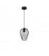 Sage 17cm Wire Frame Pendant Ceiling Light Metal Black Black Cable LED E27 25W