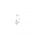 Pietra 25cm Wire Frame Pendant Ceiling Light Steel Black Black Cable LED E27 40W