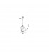 Pietra 35cm Wire Frame Pendant Ceiling Light Copper Metal LED E27-2