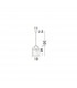 Peppino 19cm Wire Frame Pendant Ceiling Light Matt Black Metal Black White Fabric Wire LED E27-3