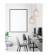 Peppino 19cm Wire Frame Pendant Ceiling Light Matt Copper Black White Fabric Wire LED E27-2