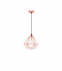 Pietra 20cm Wire Frame Pendant Ceiling Light Copper Metal LED E27-1