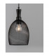 Neva 15.5cm Dome Pendant Ceiling Light Black Metal Black LED E27-2