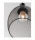 Neva 15.5cm Dome Pendant Ceiling Light Black Metal Black LED E27-7