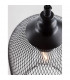 Neva 15cm Dome Pendant Ceiling Light Black Metal Black LED E27-5