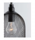 Neva 15cm Dome Pendant Ceiling Light Black Metal Black LED E27-6