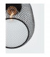 Neva 15cm Dome Pendant Ceiling Light Black Metal Black LED E27-7