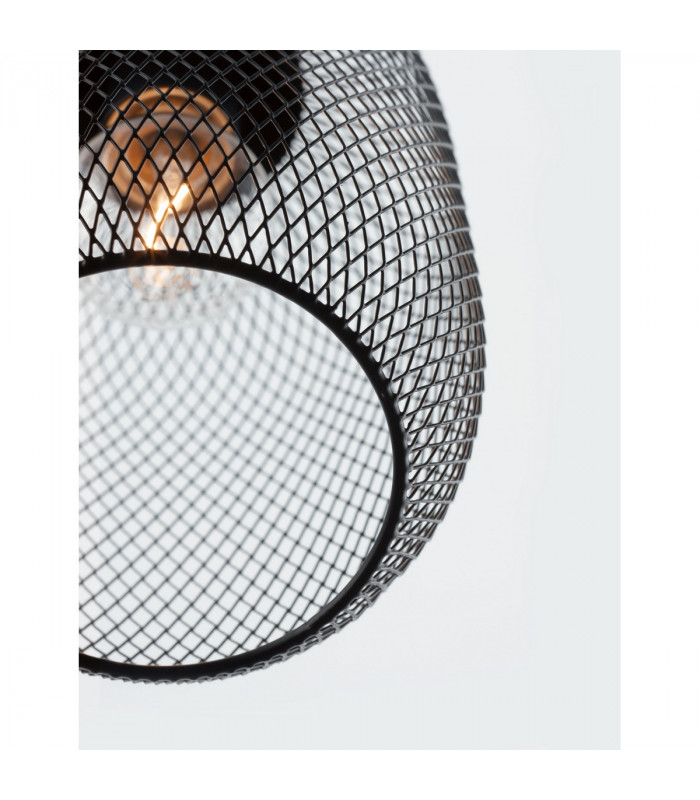 Neva 15cm Dome Pendant Ceiling Light Black Metal Black LED E27-7