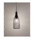 Neva 11cm Dome Pendant Ceiling Light Black Metal Black LED E27-5