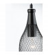 Neva 11cm Dome Pendant Ceiling Light Black Metal Black LED E27-6