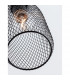 Neva 11cm Dome Pendant Ceiling Light Black Metal Black LED E27-8