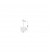 Net Cylindrical Pendant Ceiling Light Black Aluminium Black Fabric Wire LED E27-4
