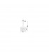 Net Cylindrical Pendant Ceiling Light White Aluminium White Fabric Wire LED E27-2
