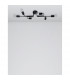 Granso 6 Light Multi Arm Semi Flush Ceiling Lamp Sandy Black Metal LED E27-4