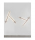 Kedo 80cm Integrated LED Wall Lamp Brushed Coffee Aluminium LED 18W 750Lm 3000K-2