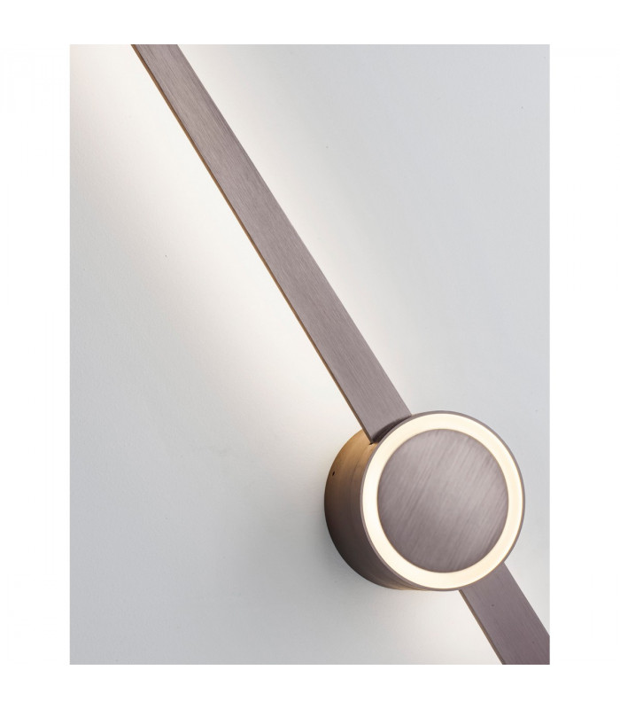 Kedo 80cm Integrated LED Wall Lamp Brushed Coffee Aluminium LED 18W 750Lm 3000K-6