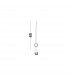Kedo 80cm Integrated LED Wall Lamp Brushed Coffee Aluminium LED 18W 750Lm 3000K-7