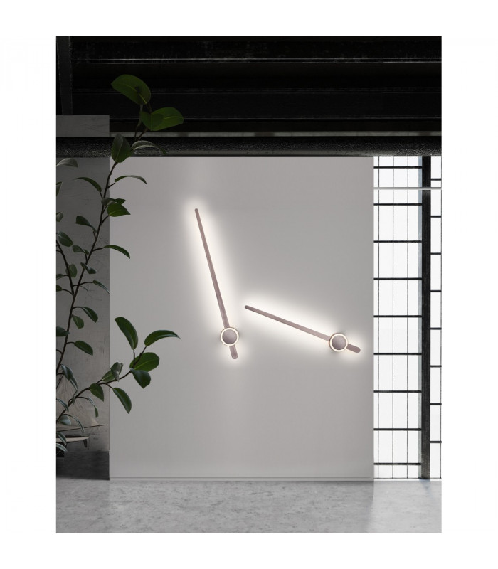 Kedo 100cm Integrated LED Wall Lamp Brushed Coffee Aluminium LED 18W 750Lm 3000K-2