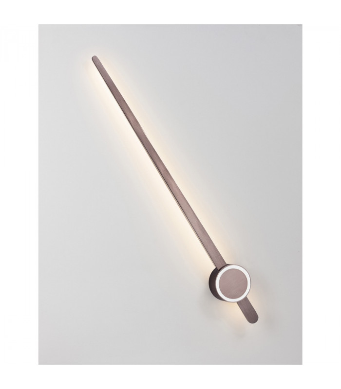 Kedo 100cm Integrated LED Wall Lamp Brushed Coffee Aluminium LED 18W 750Lm 3000K-4