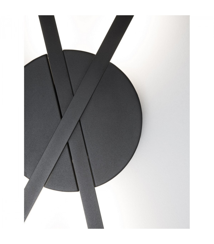 Reslin Integrated LED Wall Lamp Sandy Black Aluminium LED 18W 890Lm 3000K-8