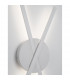 Reslin Integrated LED Wall Lamp Sandy White Aluminium LED 18W 890Lm 3000K-6