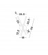 Reslin Integrated LED Wall Lamp Sandy White Aluminium LED 18W 890Lm 3000K-7