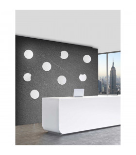 Anzio 15cm Integrated LED Wall Lamp White Aluminium LED 6W 390Lm 3000K-2