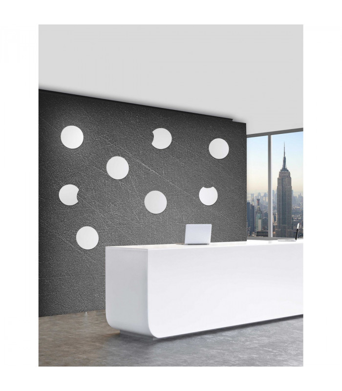 Anzio 15cm Integrated LED Wall Lamp White Aluminium LED 6W 390Lm 3000K-2