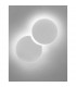 Anzio II 15cm Integrated LED Wall Lamp White Aluminium LED 6W 390Lm 3000K-2