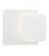 Austin Square Integrated LED Wall Lamp White Aluminium Led 6W-2