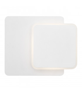 Austin Square Integrated LED Wall Lamp White Aluminium Led 6W-2