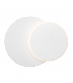 Austin Round Integrated LED Wall Lamp White Aluminium Led 6W-1