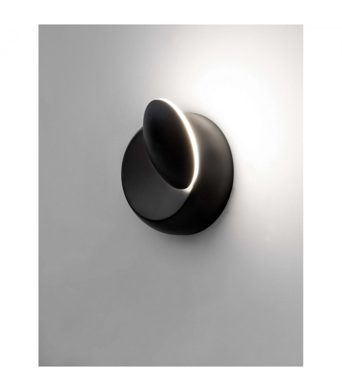 Odin Integrated LED Wall Lamp Black Aluminium Led 5W-2