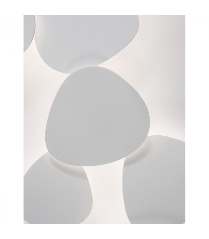 Cronus Integrated LED Wall Lamp White Gypsum Aluminium LED 10W 927Lm 3000K-5